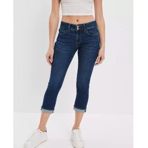 AE Ne(x)t Level Stretch Artist Crop Size 2 Short/2P in Dark Wash